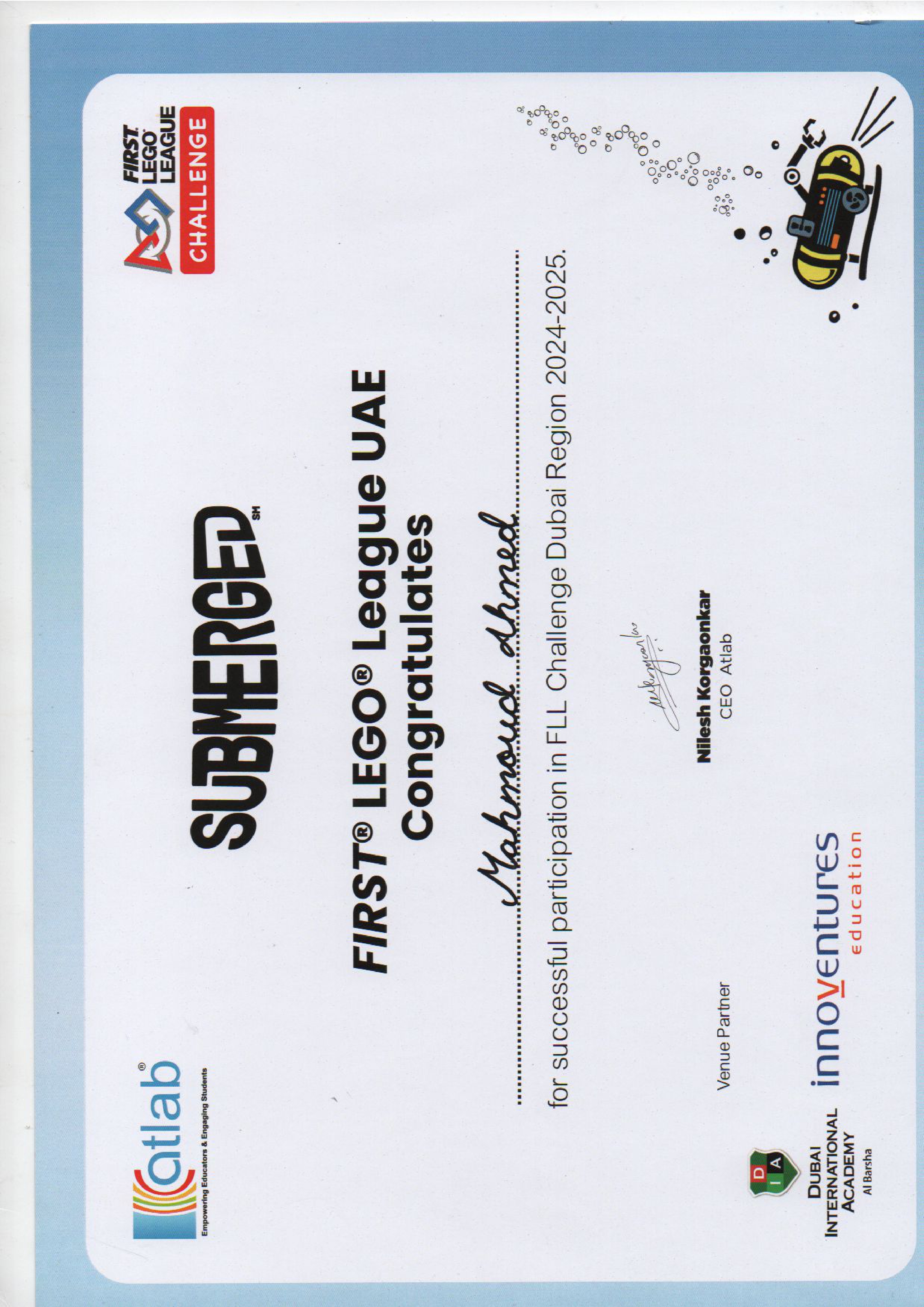 FLL Participation